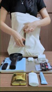 Túi vải cuộn tròn ROLLING BAG màu đen TMB 0002 - TMB of Vascara