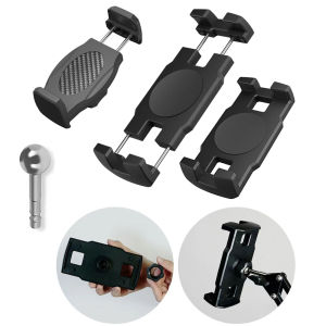 New Phone Tablet Clip 4.7-12 inch Metal Dual Stretch Ball Head Swivel Tablet Clip Cell Phone Clip Stretch One Character Cell Phone Clip E Character Cell Phone Tablet Clip