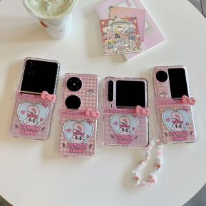 Aisile Rabbit Huawei PuraX Xiaomi Mixflip2 Honor MagicVFlip2 Protective Cover Foldable Screen Anti-fall Shell Axle Protection