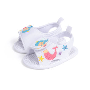 KIDSUN Animal Print Baby Garden Sandals Summer Newborn Boys Girls Breathable Anti-Slip Sandals Infant Casual Baby Shoes