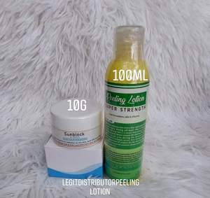 Duo Set 100ml Peeling Lotion +10g Sunblock cream