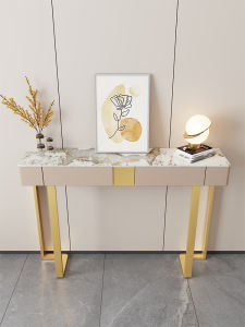 Italian Marble Hallway Cabinet Table