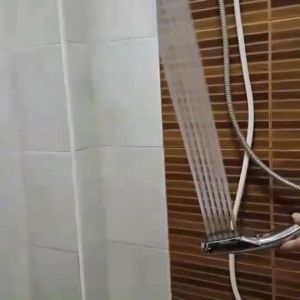 Kinghouse ฝักบัวแรงดัน ฝักบัวเกาหลี เพิ่มแรงดันน้ำ 5 เท่า ประหยัดน้ำขึ้น 30% สีเงิน MA-F-201S