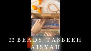 [SINGAPORE SELLER] TASBIH / TASBEEH NOOR AISYAH [SYNTHETIC PEARL 33 BEADS] HAMPERS/ BERKAT/ SOUVENIR/ GIFTS