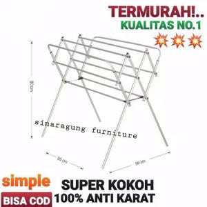jemuran PAKAIAN LIPAT BERKUALITAS BINA KARYA