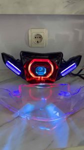 Lampu depan Vega R new custome Biled billed Matrix X1 dan sen Runing