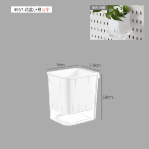 Extra Large Grid Wall Mounted Storage Rack Hole Board Accessories Universal Hanging Basket Storage Box No Drilling Required