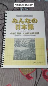 Minna no Nihongo N3 Intermediate I & II | Honsatsu | Workbook | Gram & Vocabs | Coilbind