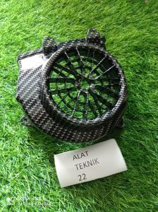 TUTUP Cover  KIPAS ESP BEAT SCOOPY vario 110 stater halus CARBON