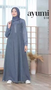 GAMIS ETHICA AYUMI 518 TERBARU DRESS KEKINIAN DAILY CASUAL KONDANGAN ARISAN KULIAH TERMURAHHH