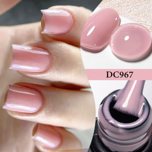 6 Colors Fiber Rubber Base Gel Nail Polish For Broken Nail Repaired Fiberglass Clear Quick Building Soak Off UV Construction Gel