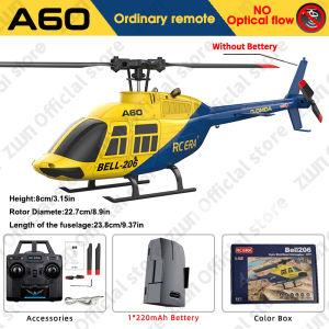 A60 RC Helicopter 2.4G 6-Aixs Gyroscope 4CH Altitude Hold Optical Flow Remote Control Helicopter Toys For Kid Adult