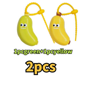 2/4Pcs Banana Toothbrush Head Protective Cover Toothpaste Box Portable Dust Cover Travel Electric Toothbrush Storage Box