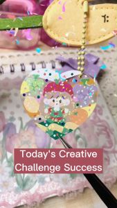 Guka 古卡 Cuckoo Card DIY Goo Card Cuckoo Coo Card Material Pendant Decorative Cuckoo Keychain DIY Sticker Keychain 咕卡 咕卡套装 咕卡 貼紙