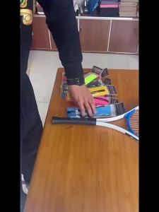 10 Piece of Badminton Grip Anti Slip Straps Tennis Racket Sports Grip Pads Shock-Absorbing Grip Straps