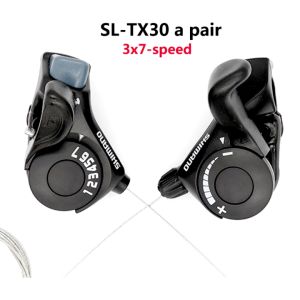 TX30 Shift Trigger 7-Speed Shifter Mountain Bike Thumb Shift Lever 3x7 Speed Shift Lever Bicycle Riding Parts Wholesale