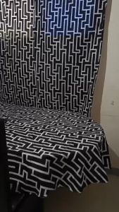 Oval table Cloth/printed design/6s.8s.10seaters/Geena Fabric tela po eto