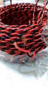 Dây điện đôi đỏ đen tải lớn 2x0.75