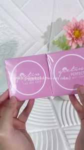 Vixday- Terbaru Gietin Perfect Two Way Cake Powder Pressed Matte lightweight Oil Control GT12