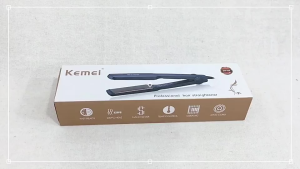 <𝙇𝒂𝙯𝑺𝙜𝑴𝙖𝒍𝙡> Kemei Km-329 Iron Ceramic Hair Straightener Styling Tools Machine Original Professional For Anion Care