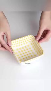 EC 10PCS Checkered Square Cake Box Cute Korean Dessert Box Aesthetic Bento Hug Roll Packaging Box
