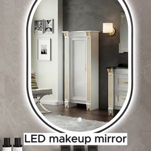 【Zivon】3Color European Style Modern Smart Bathroom Decorative Wall mMounted Intelligent LED mirror