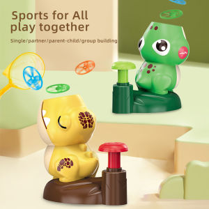 Outdoor Toys for Kids Ages 4-8 Dinosaur Flying Disc Launcher Summer Outside Yard Activities Toddler Chasing Toy 3 4 5 6 7 Year Old Boys Girl Family Backyard Games Christmas Birthday Gifts
