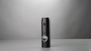 cliton | 1PC/2PCS Electric Automatic Pepper Grinder Set Salt And Pepper Mill Adjustable Coarseness Spice Grinder for Kitchen