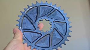 GOLDIX 8-Bolt Bicycle Chainring Wide and Narrow Teeth AERO Chainring CNC Hollow Cutting Machining for SRAM 8Bolt Crankset