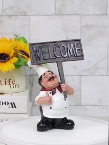 [HCM] Mô hình Chú đầu bếp bằng nhựa tổng hợp chất lượng cao quà tặng cho bạn bè người thân trang trí nhà cửa phòng khách tủ TV phòng ngủ…