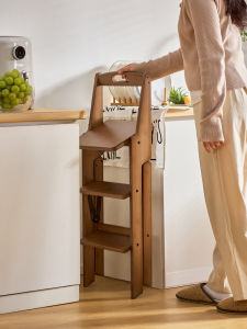 MEIZHULIJIA | Foldable Multifunctional Ladder Chair Thick Backrest