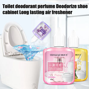 【SG Stock】50ml Toilet deodorant perfume Deodorize shoe cabinet Long lasting air freshener  Pet Home Bathroom Body Odor