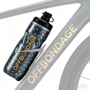 OFFBONDAEG 610ml Bicycle Bottle Keep Cold Thermal Water Bottle Cycling Outdoor Sports Kettle Squeeze MTB Road Bike Accessories