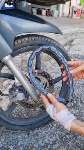 โซ่ล็อครถจักรยานยนต์ ยาว 65 ซม.โซ่ล็อคประตูบ้าน โซ่กันขโมยล็อคมอร์เตอร์ไซด์ โซ่ล็อคล้อรถ