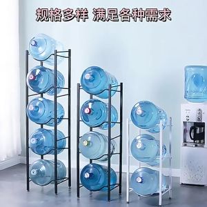 Mineral Water Gallon Rack Stand Water Dispenser Rack Heavy Duty Floor Stand Rack Water Dispenser Accessories Space Saver