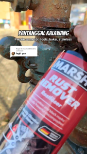 Marsh Car Iron Remover 300ML Concentrated Rust Cleaner Spray for Vehicle Metal Surface Cleaning Auto Detailing Formula for Iron Powder Brake Dust and Rust Stain Treatment