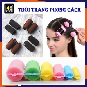 Combo 8 Lô cuốn tóc hàn quốc có mút gọng xoắn tạo kiểu tóc xoăn tự nhiên hottrend - Ống Cuốn Tóc Xoăn Bằng Mút Tiện Lợi - Dụng Cụ Uốn Tóc Tạo Kiểu Tiện Dụng