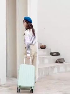 TRAVELCUL 20/24 Inch Hand Carry Luggage Suitcase Multifunctional Luggage Travel Bag Fresh style