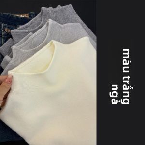 SENWA | Đồ Lót Len Cổ Cao Màu Trắng Thu Đông