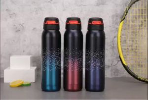 Termos Galaxy 500Ml Vacuum Cup Lock Botol Langit Bintang Tumbler Bahan Stainless Steel Anti Karat Lapisan Vakum Di Tengah Agar Air Bisa Tahan Panas 6-8 Jam