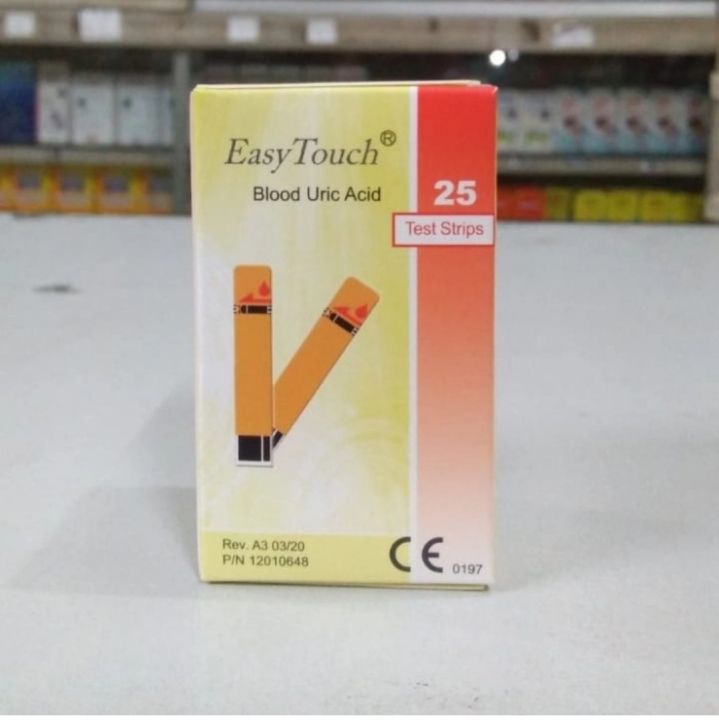 Easytouch Asam Urat 25 Strip Easy Touch Blood Uric Acid Lazada Indonesia