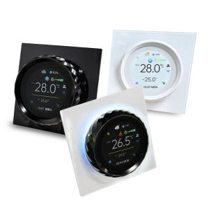 Tuya WiFi Smart Knob Thermostat BAC-2007ELW Fan Coil Room Temperature Control Programmable Thermostat with Alexa Google