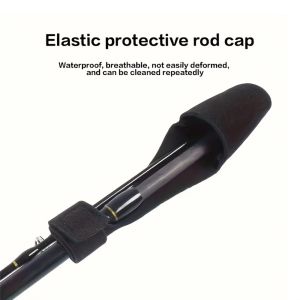 HAUT TON Fishing Rod Wrap Pole Straps Hook & Loop Fishing Rod Belts Fishing Rod Ties for Casting Rods Spinning Rods and Fly R