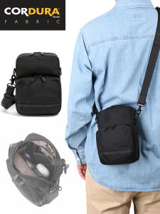 Casual Commuter Single Shoulder Crossbody Bag DuPont Nylon Waterproof Vertical Small Bag Fashionable Mens Leisure Bag
