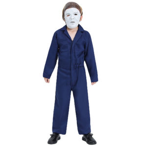 Fast shipping Child Halloween Kills Michael Myers Boys Frightful Scary Cosplay Costume Full Set with Mask