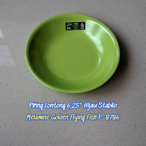 Piring Lontong 625" Melamine - Golden Flying Fish P-0706