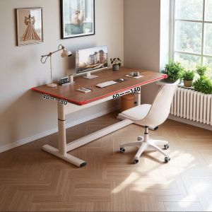 Adjustable Height Solid Wood Writing Desk for Students And Children Home Office Use Bedroom Balcony Side Table Study Desk