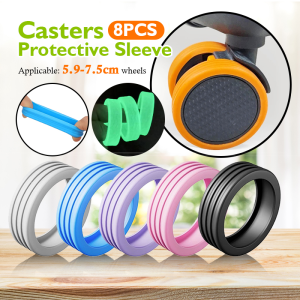 8 ชิ้น ล้อกระเป๋าเดินทาง ยาง ฝาก ซิลิโคน ป้องกัน ลดเสียงรบกวน จํานวน