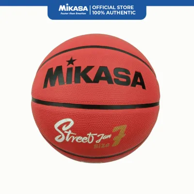 Mikasa BB734C-RBBK Basketball Size 7 with Quality Rubber (Red/Brown)