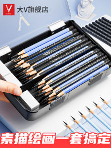 Professional Sketching Charcoal Pencil Set for Beginners Art Students Complete Kit 2B 4B Drawing Tools Specialized for Sketching And Painting